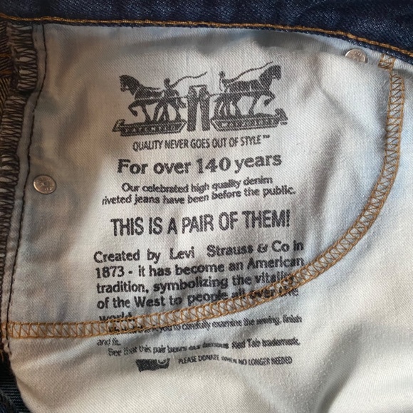 Levi’s 501 ORIGINAL FIT MEN'S JEANS - Picture 4 of 4